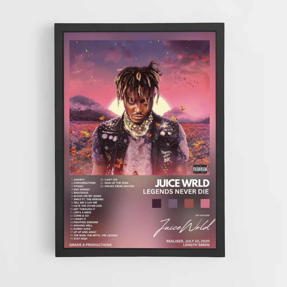 Poster Juice Wrld Legends Never Die