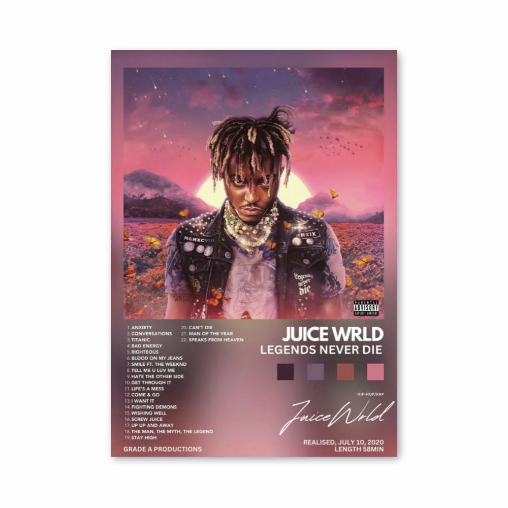 Poster Juice Wrld Legends Never Die