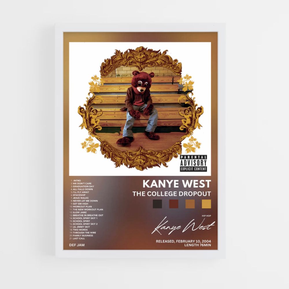 Poster Kanye West The College Dropout