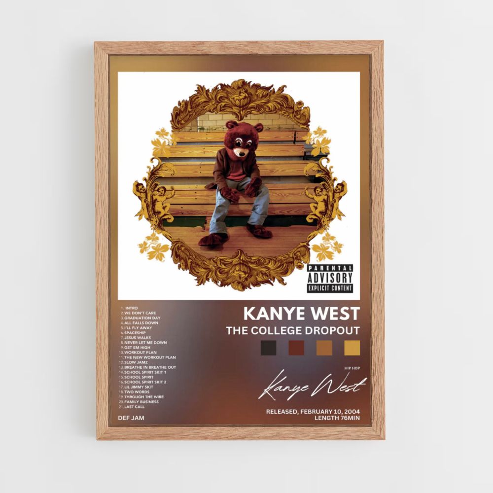 Poster Kanye West The College Dropout