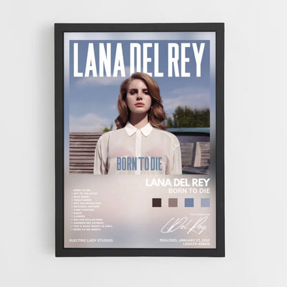 Poster Lana Del Rey Born To Die