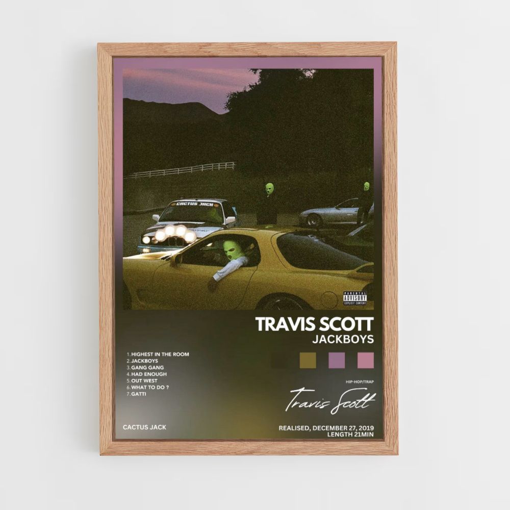 Poster Travis Scott Jackboys