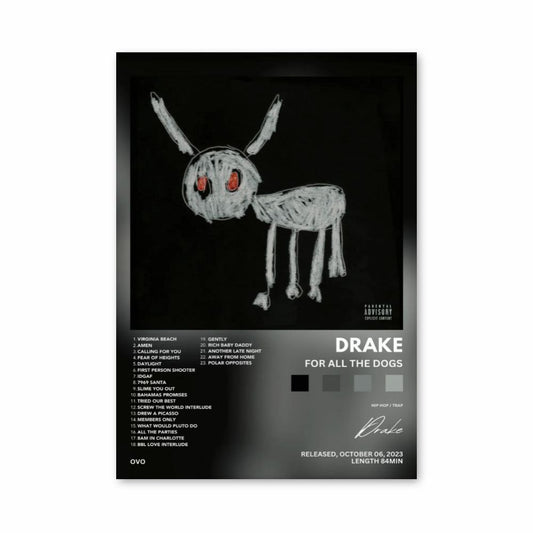 Poster Drake For All Dogs