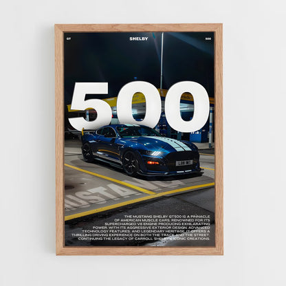 mustang-1 cadre Bois clair