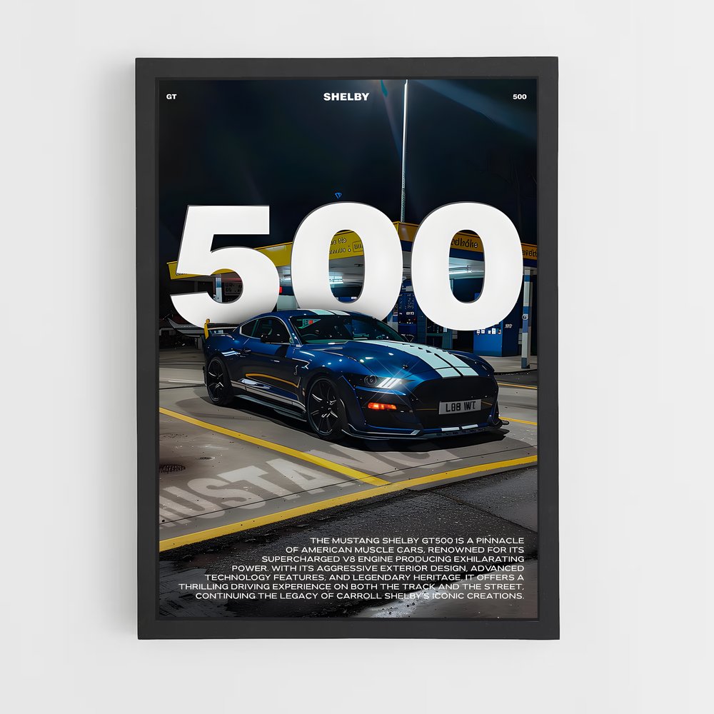 mustang-1 cadre Noir