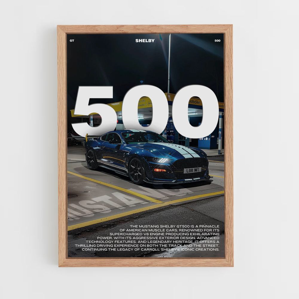 Poster Shelby 500