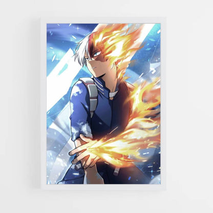 Poster My Hero Academia Feu Glace