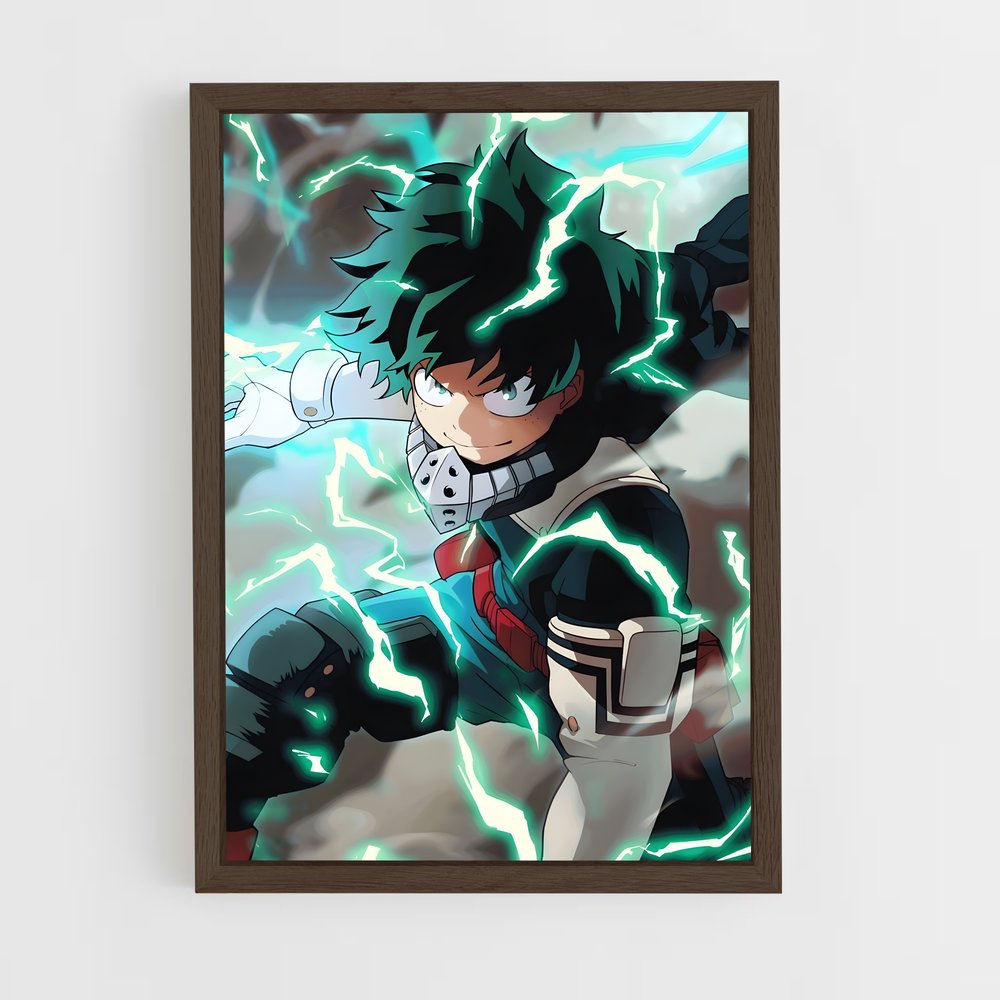 my-hero-academia-11 cadre Bois foncé