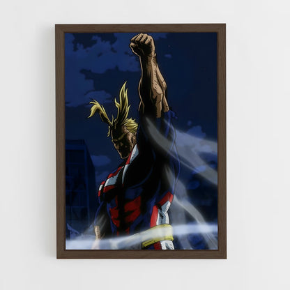 my-hero-academia-12 cadre Bois foncé