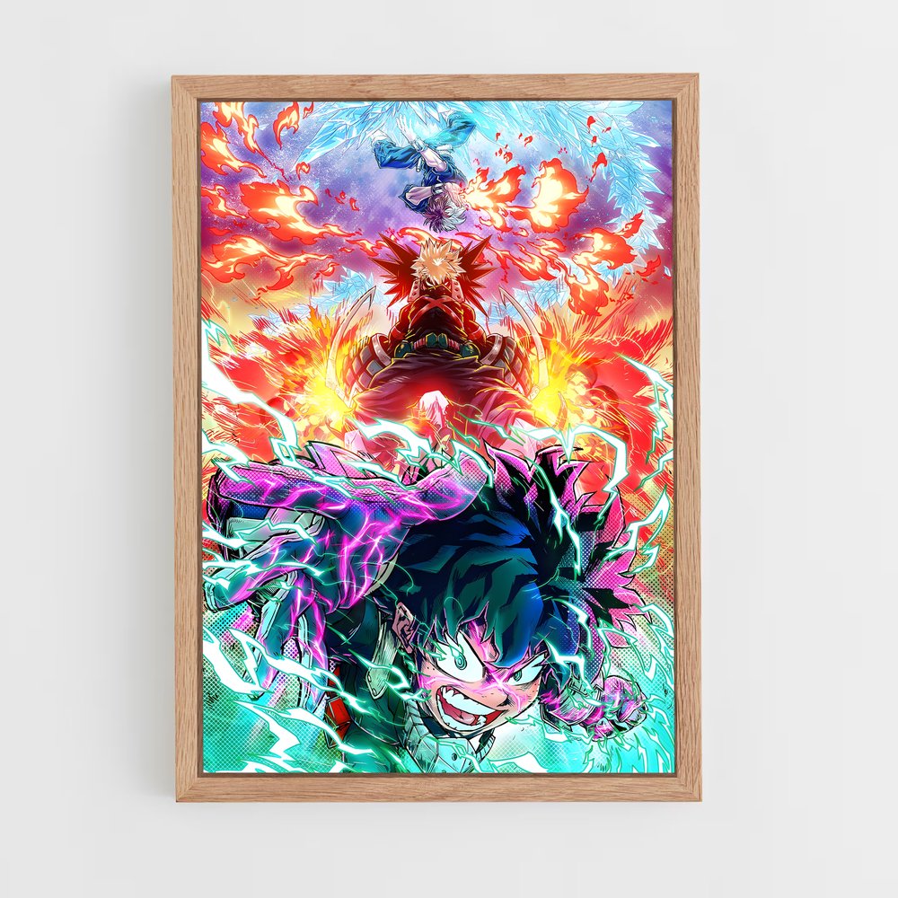 my-hero-academia-23 cadre Bois clair