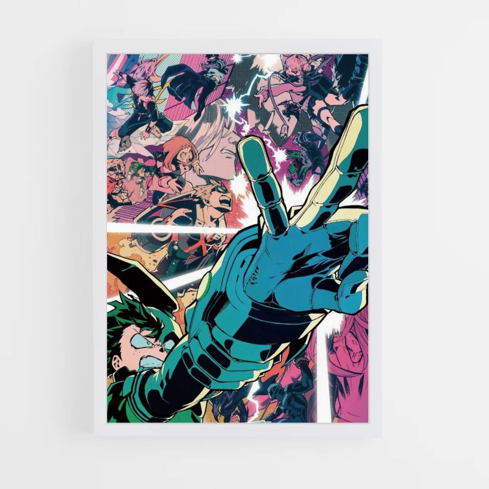 Poster Izuku Doigts