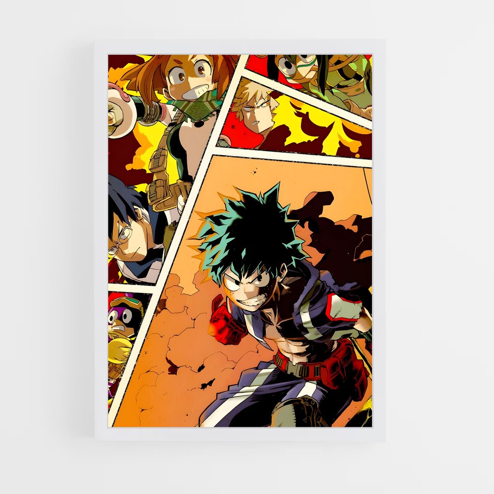my-hero-academia-28 cadre Blanc