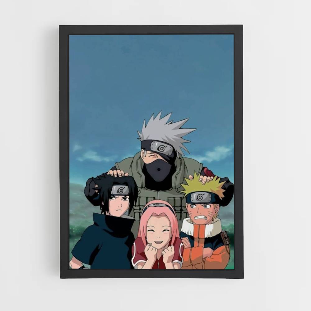 Poster Sakura x Naruto x Sasuke x Kakashi