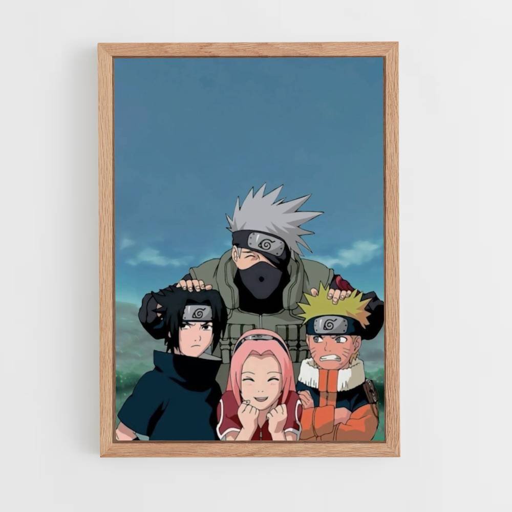 Poster Sakura x Naruto x Sasuke x Kakashi