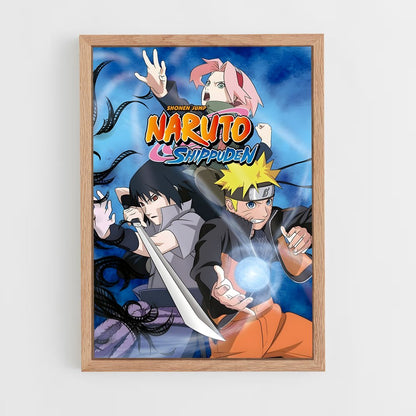 naruto-18 cadre Bois clair