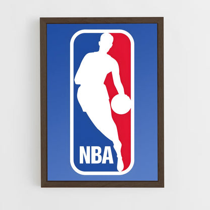 nba-basketball-10 cadre Bois foncé