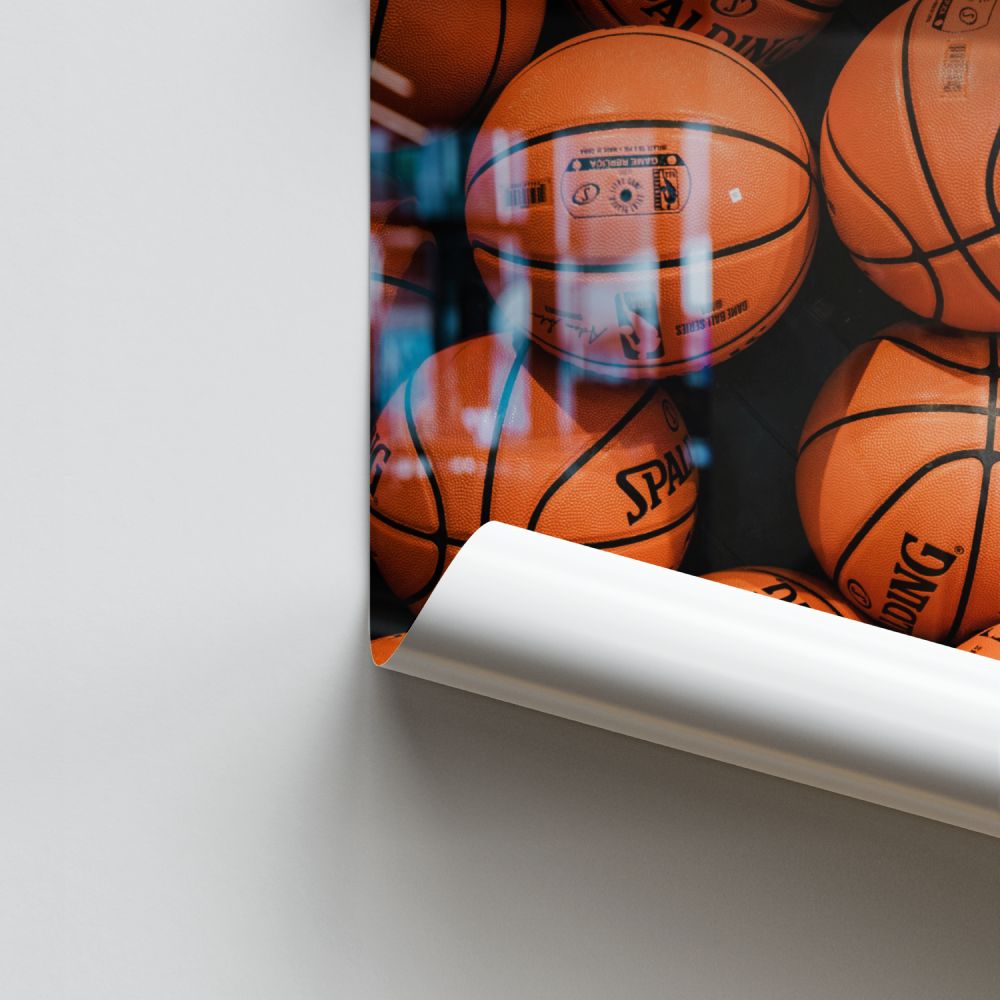 Poster Ballons Basket