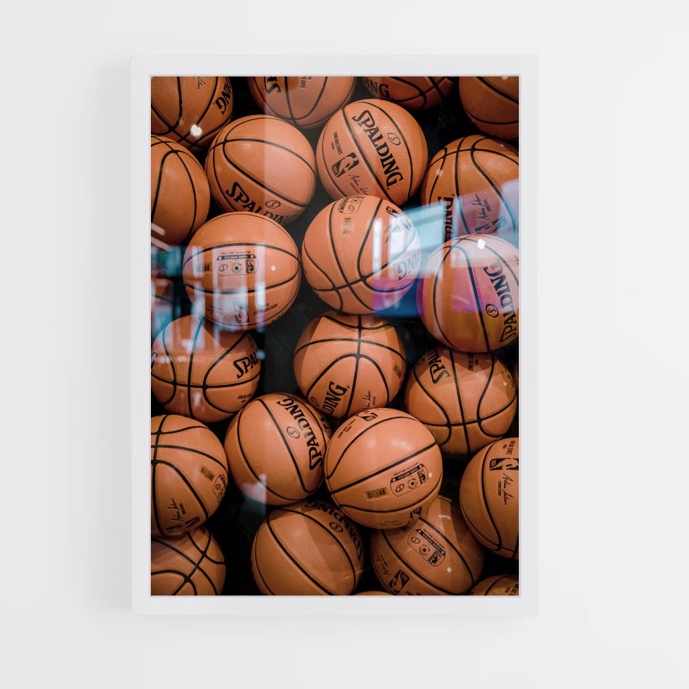 Poster Ballons Basket