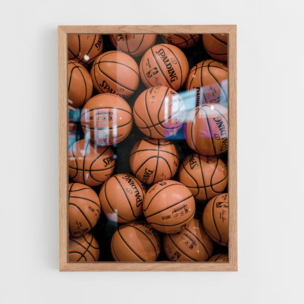 Poster Ballons Basket