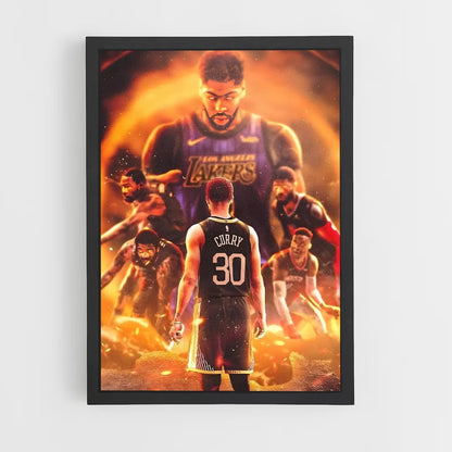 nba-basketball-9 cadre Noir