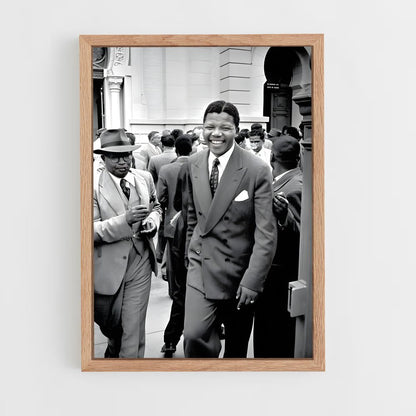 nelson-mandela-7 cadre Bois clair