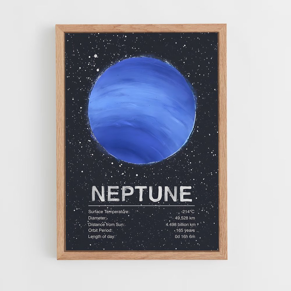 neptune-7 cadre Bois clair