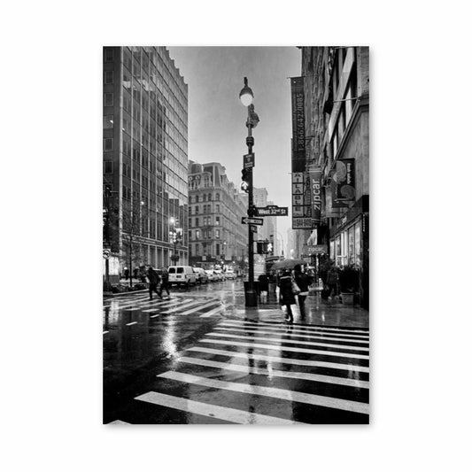 Poster New York Noir et Blanc