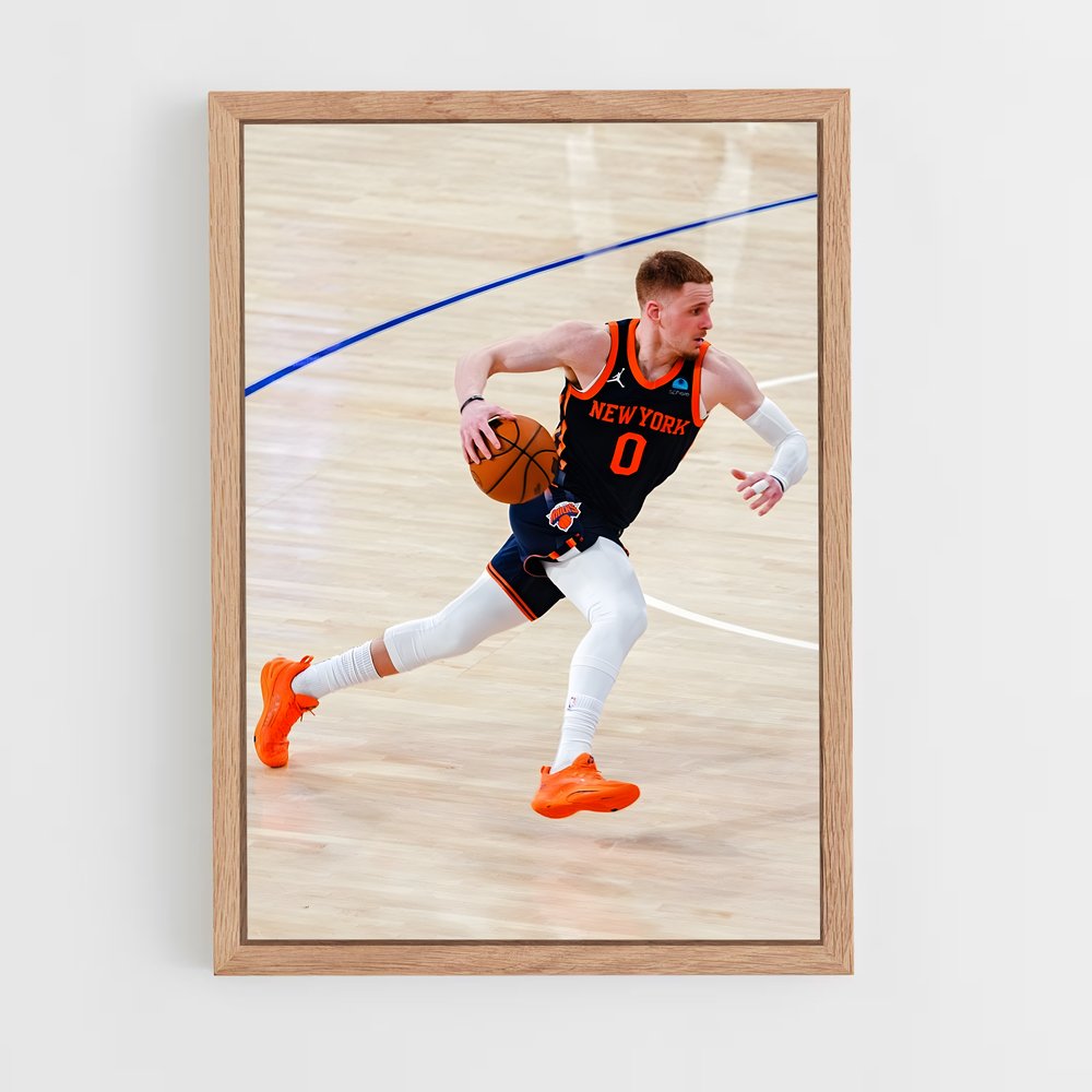 new-york-knicks-10 cadre Bois clair