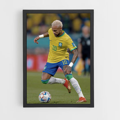 Poster Neymar Brésil