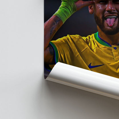 Poster Neymar Drôle