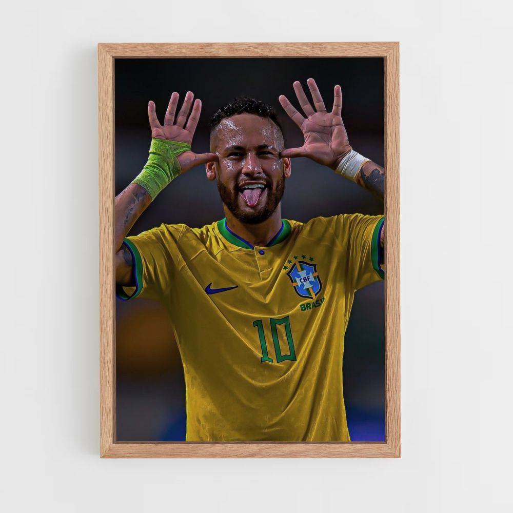 Poster Neymar Drôle