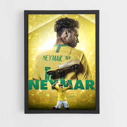 neymar-4 cadre Noir