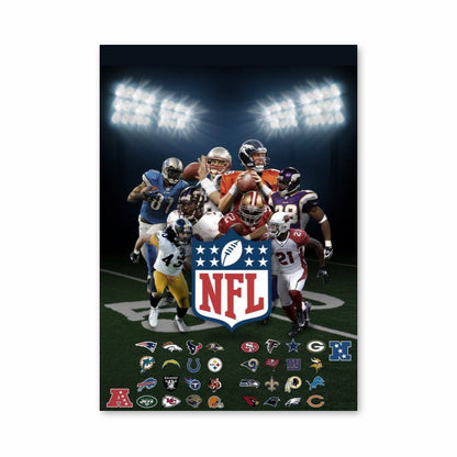 Poster NFL Équipes