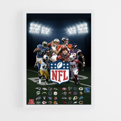 Poster NFL Équipes