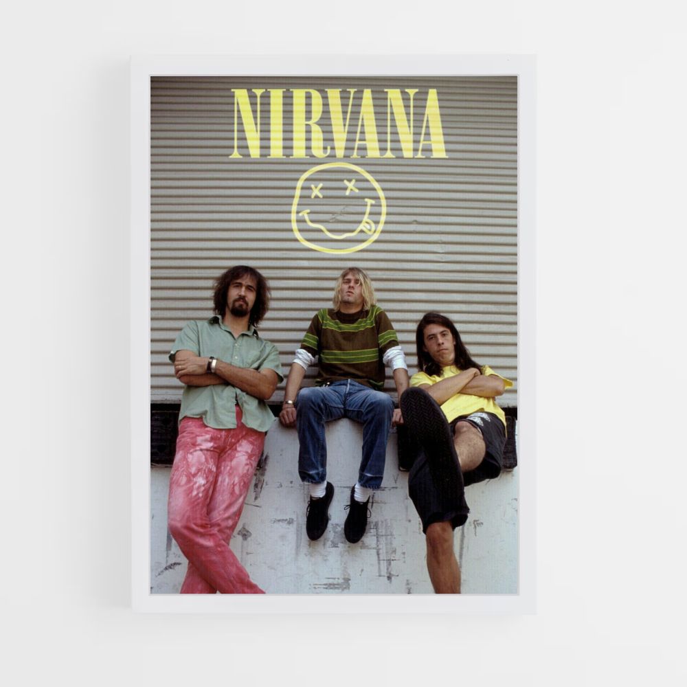 Poster Nirvana Groupe