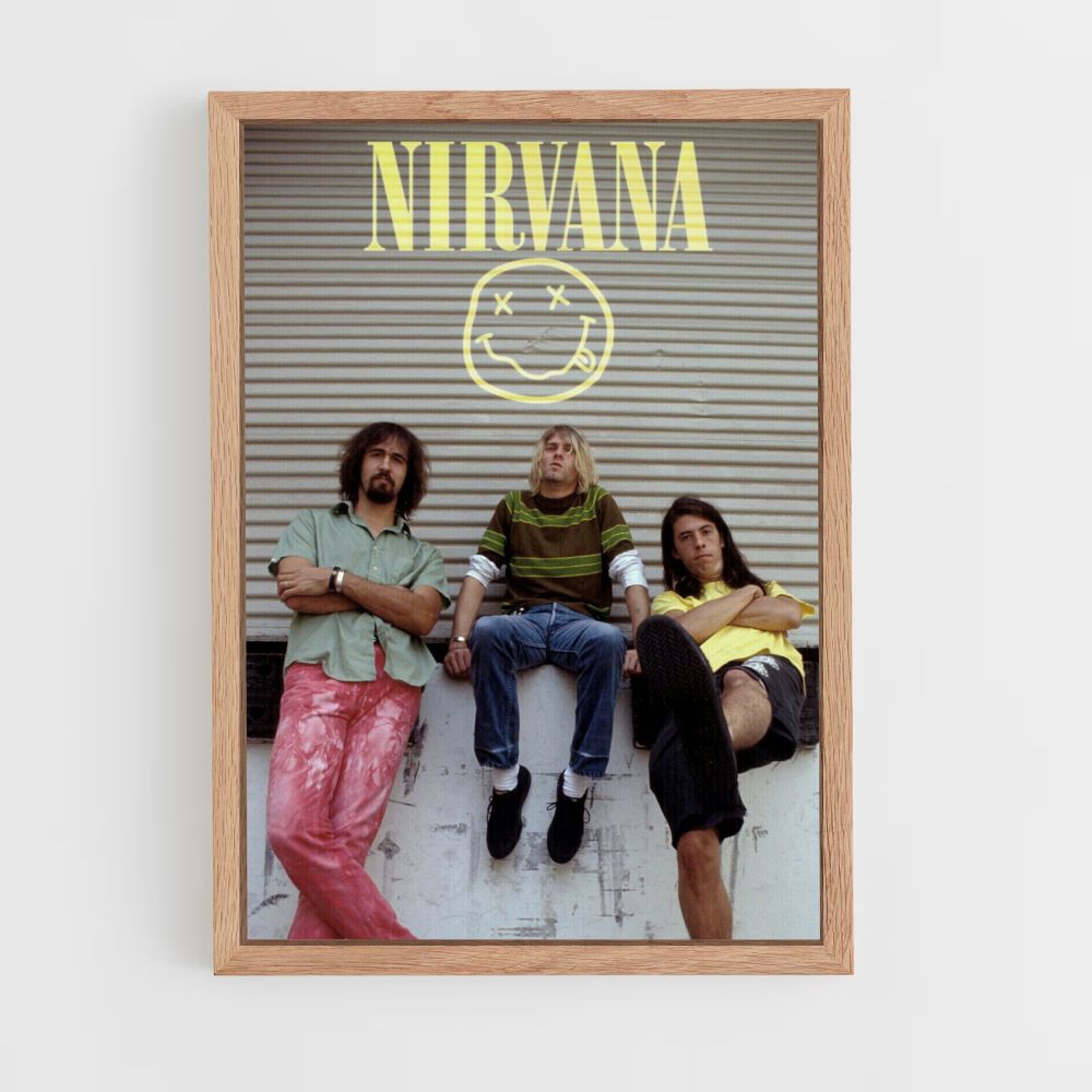 Poster Nirvana Groupe