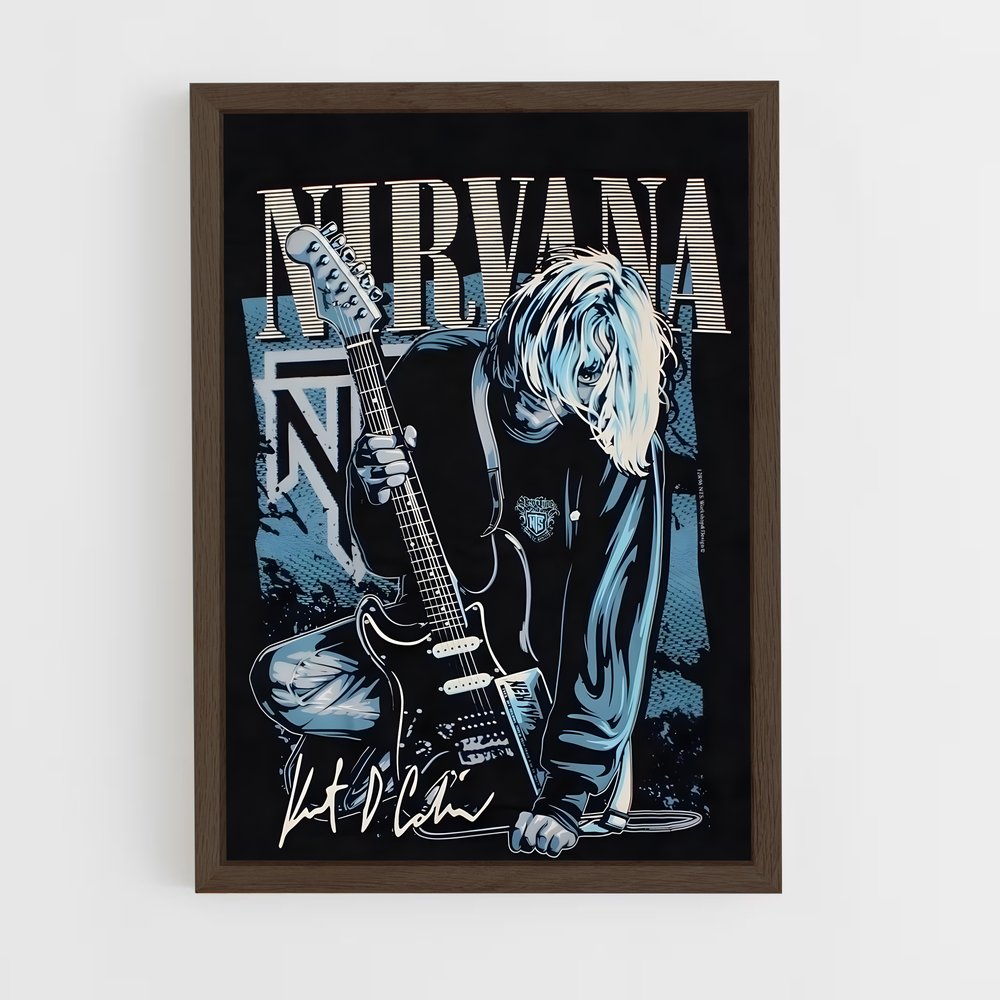 nirvana-4 cadre Bois foncé