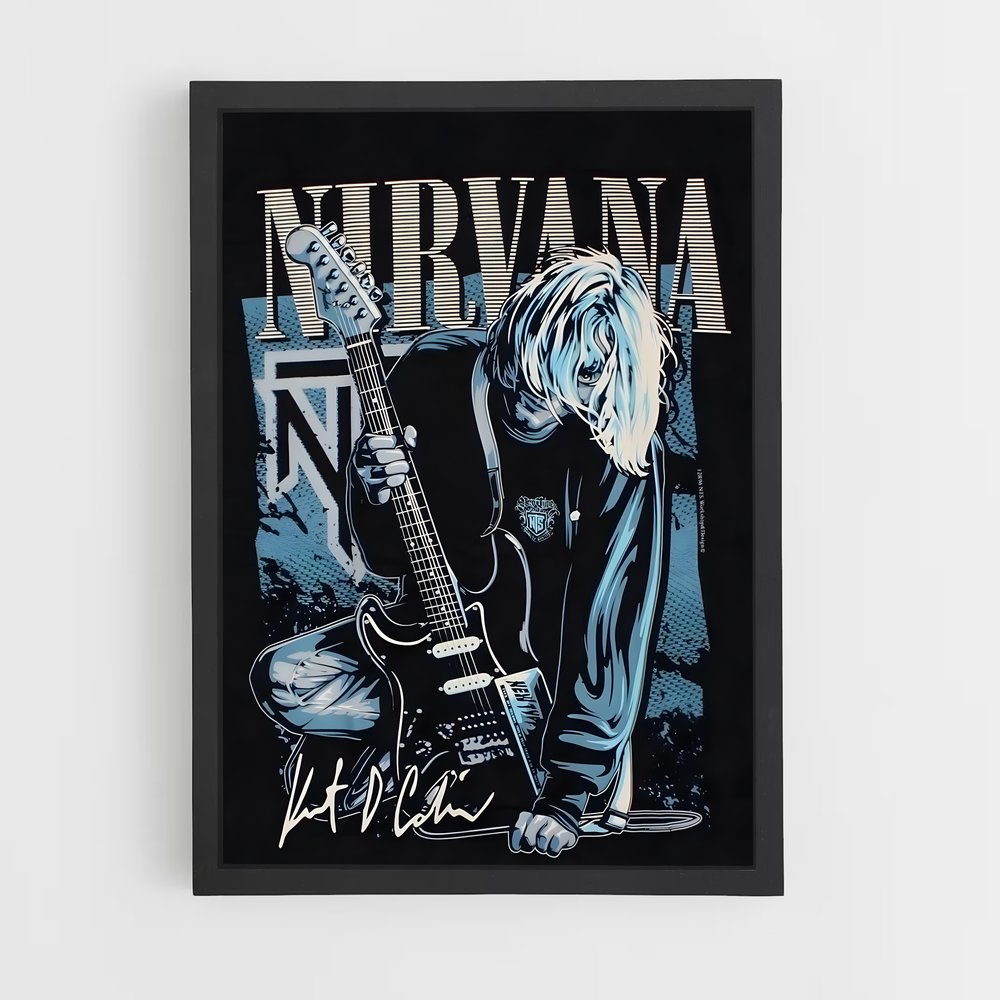 nirvana-4 cadre Noir