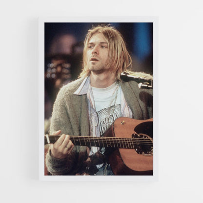 Poster Kurt Cobain Guitare