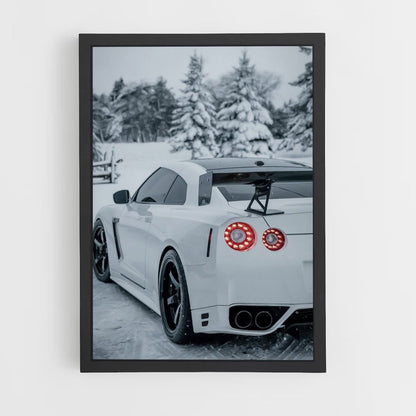 Poster Nissan GTR Neige