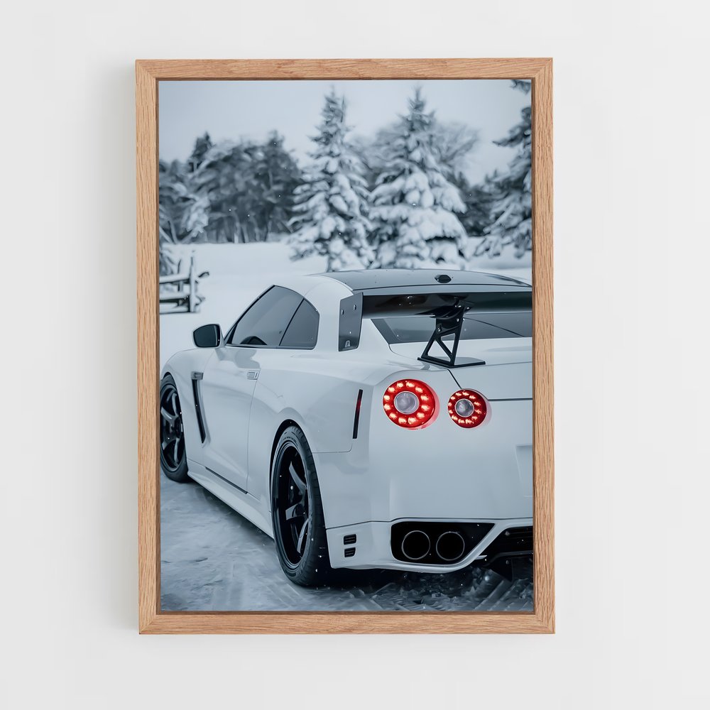 nissan-2 cadre Bois clair