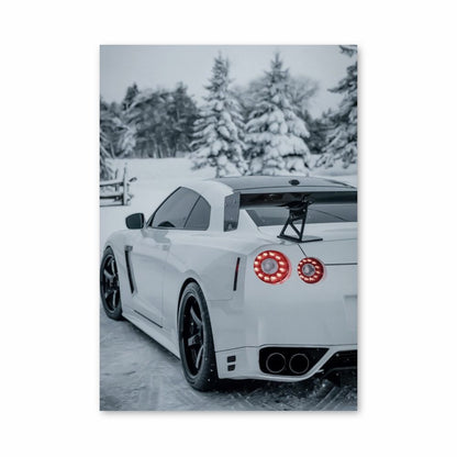 Poster Nissan GTR Neige