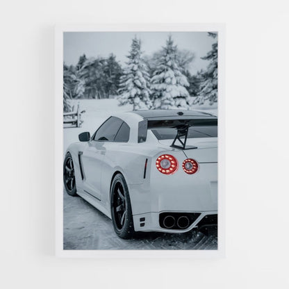 Poster Nissan GTR Neige