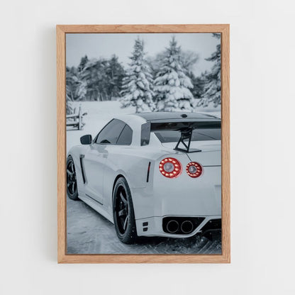 Poster Nissan GTR Neige