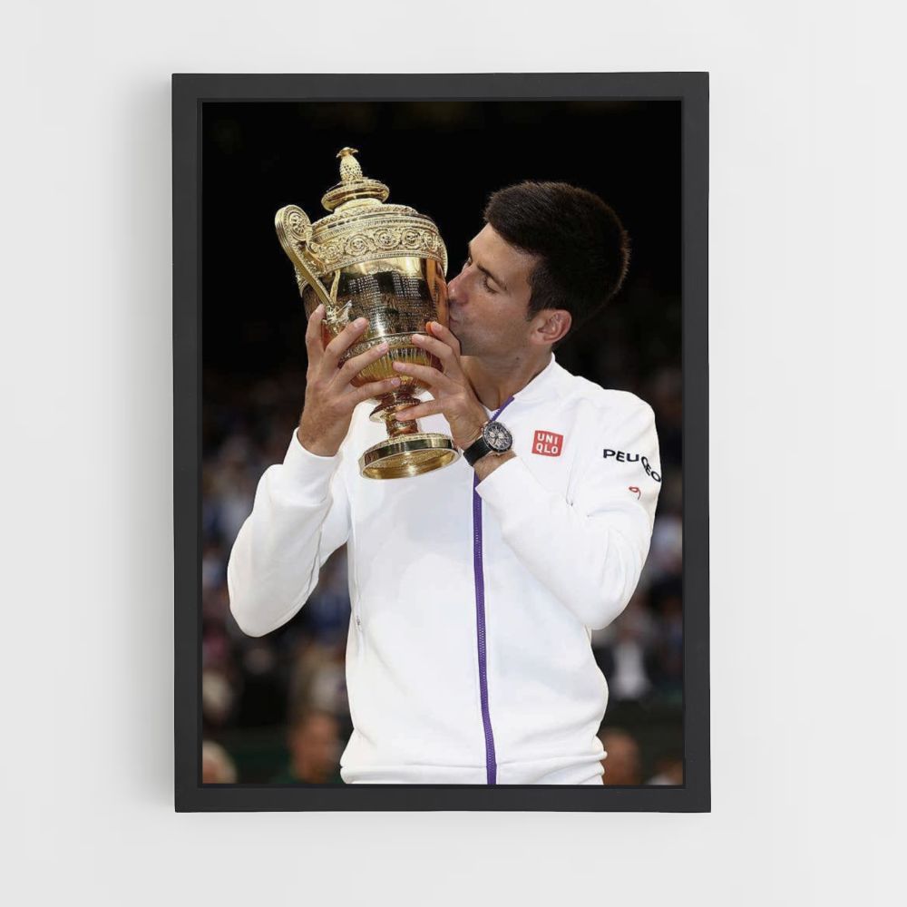 Poster Victoire Novak Djokovic