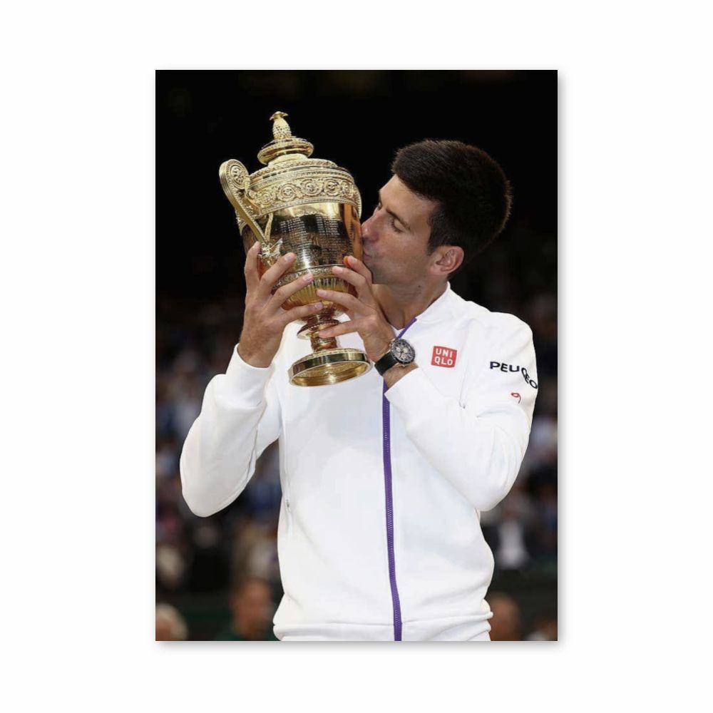 Poster Victoire Novak Djokovic