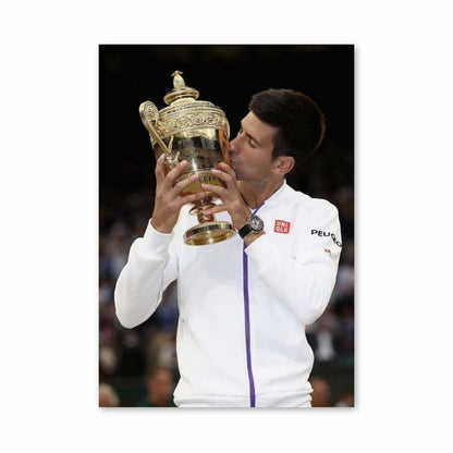 Poster Victoire Novak Djokovic