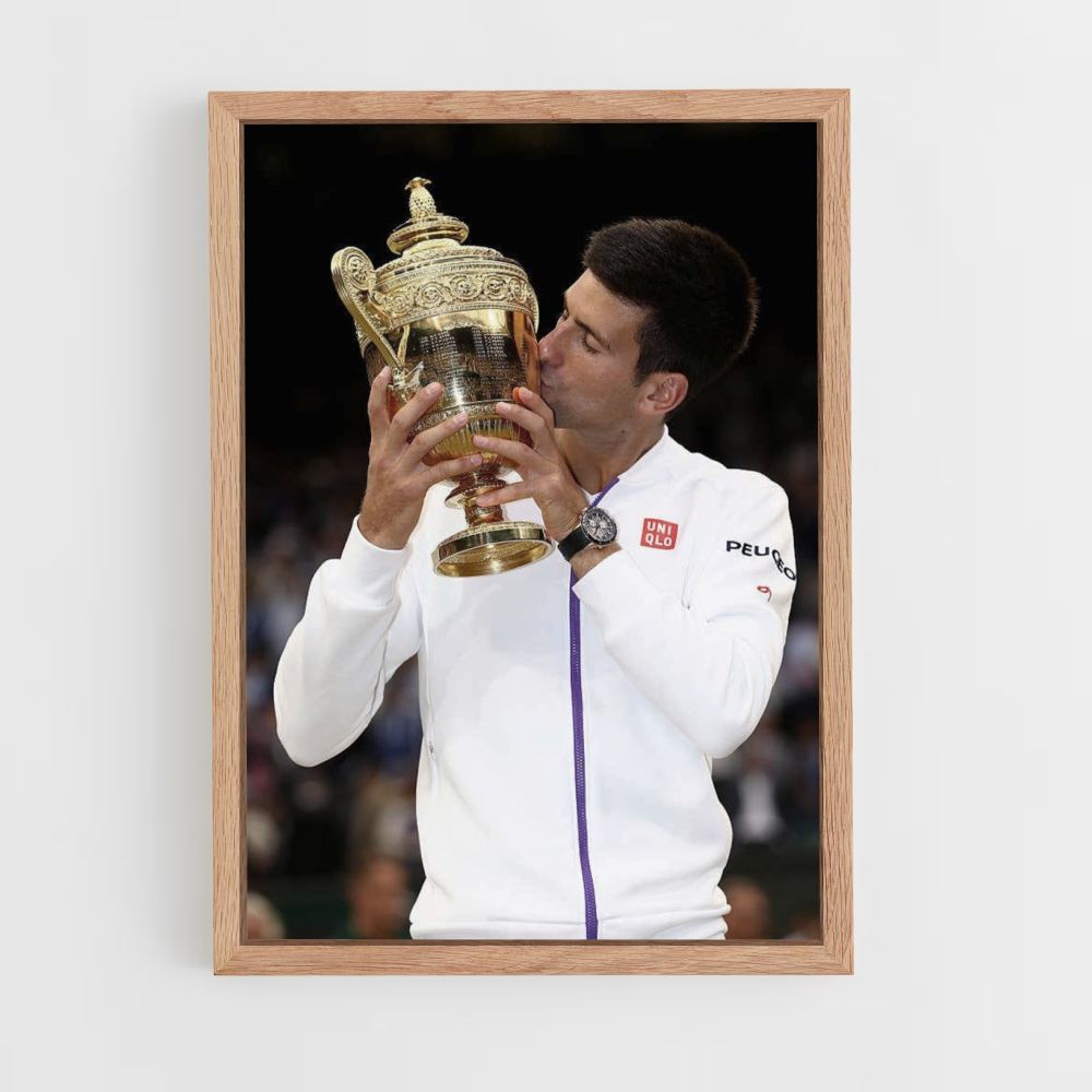 Poster Victoire Novak Djokovic