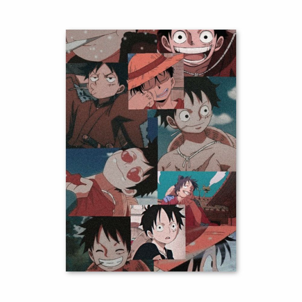 Poster Collage Luffy