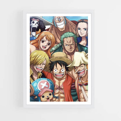 Poster One Piece Équipage Luffy